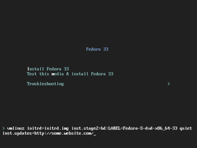 fedora basic boot disk