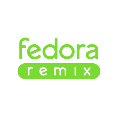 Fedora Remix Logo - Green