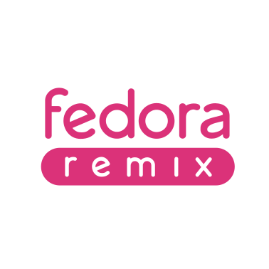 Fedora Remix Logo - Magenta