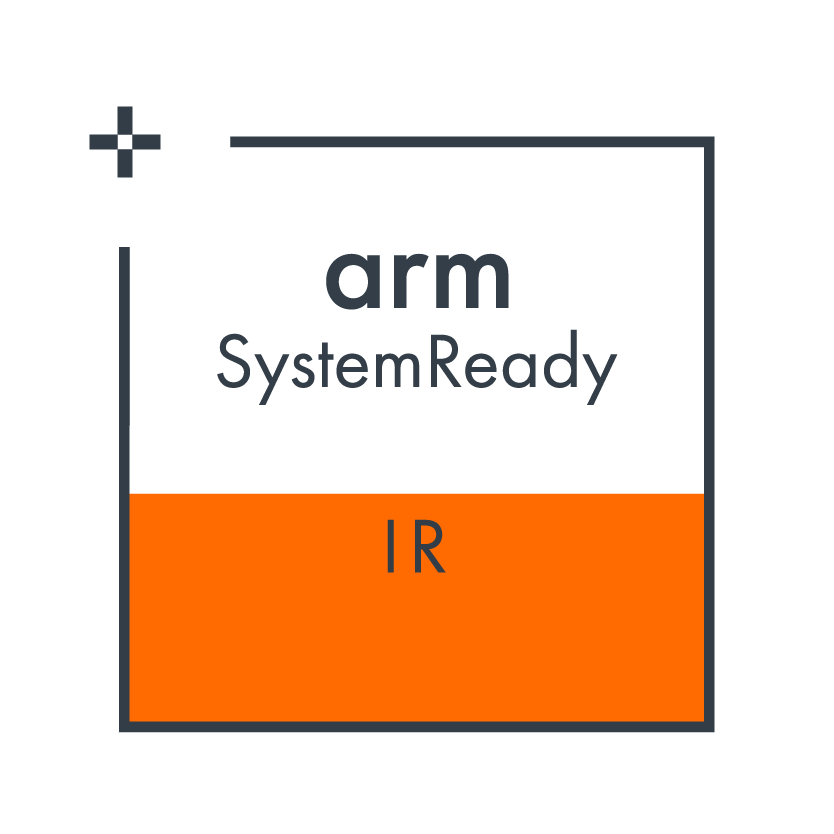 ARM1605 SystemReady logo IR V1
