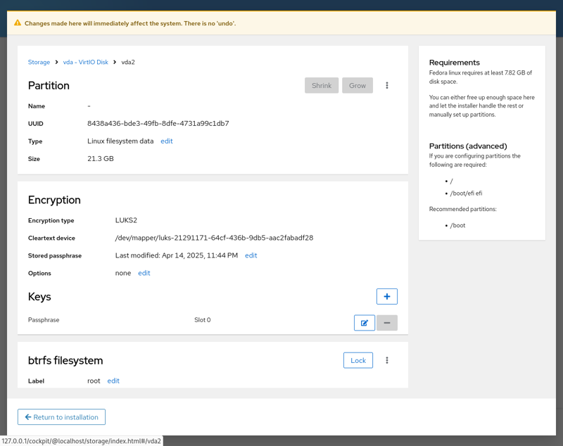 New Storage Editor.